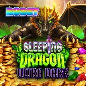 O dragão dourado vigiando o tesouro em Sleeping Dragon Ultra Dark